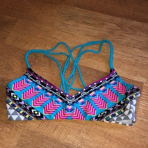 LA hearts bathing suit top